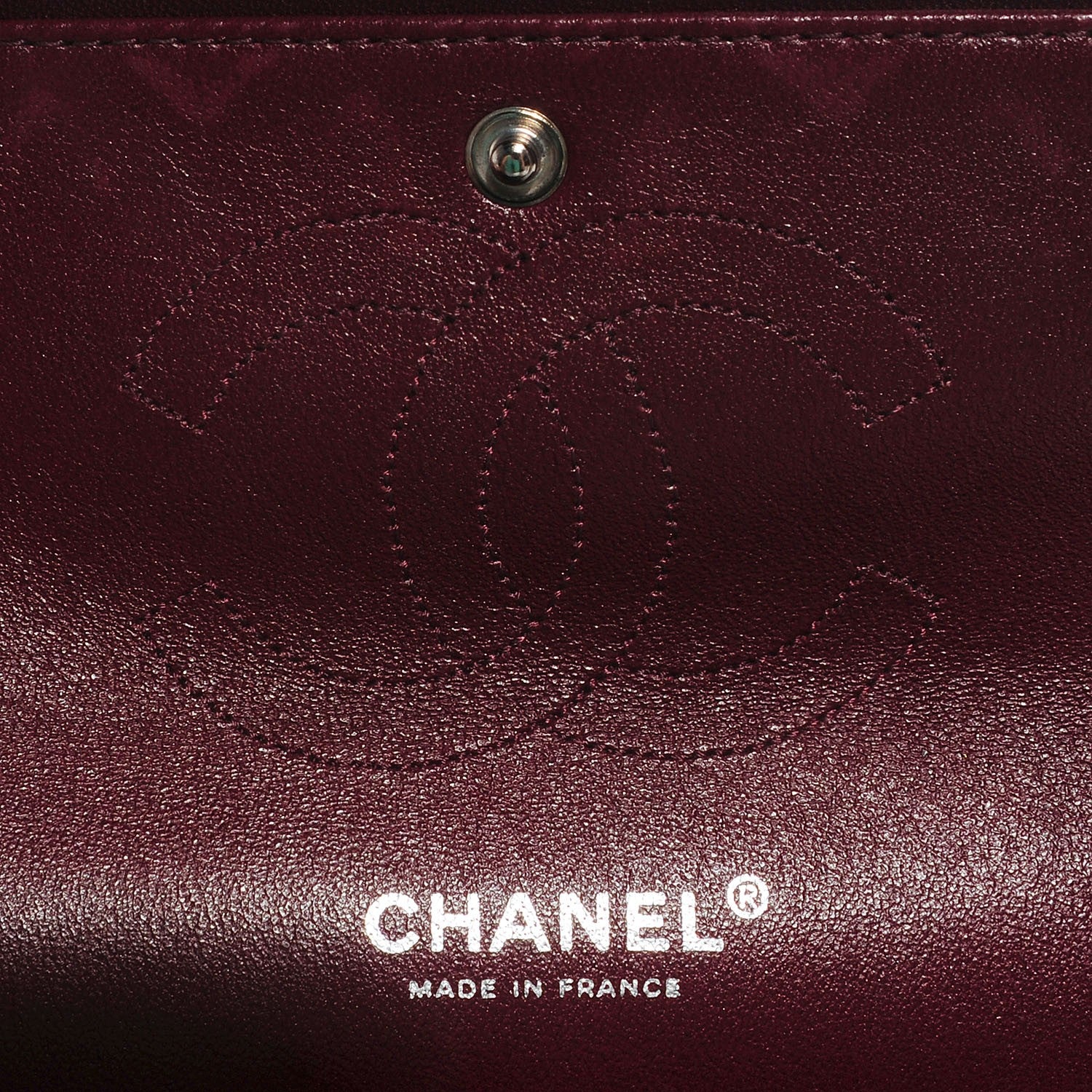 Chanel Patent Quilted Medium Double Flap Bordeaux 7 of 9