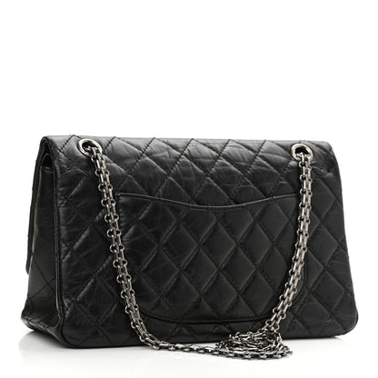 Chanel Aged Calfskin Quilted 2.55 Reissue 226 Flap Black 3 of 8