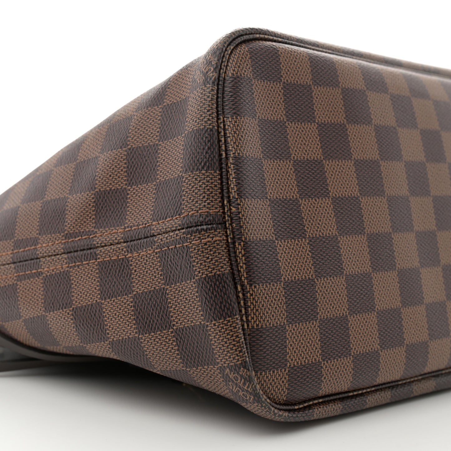 Damier Ebene Braided Neverfull MM Pink