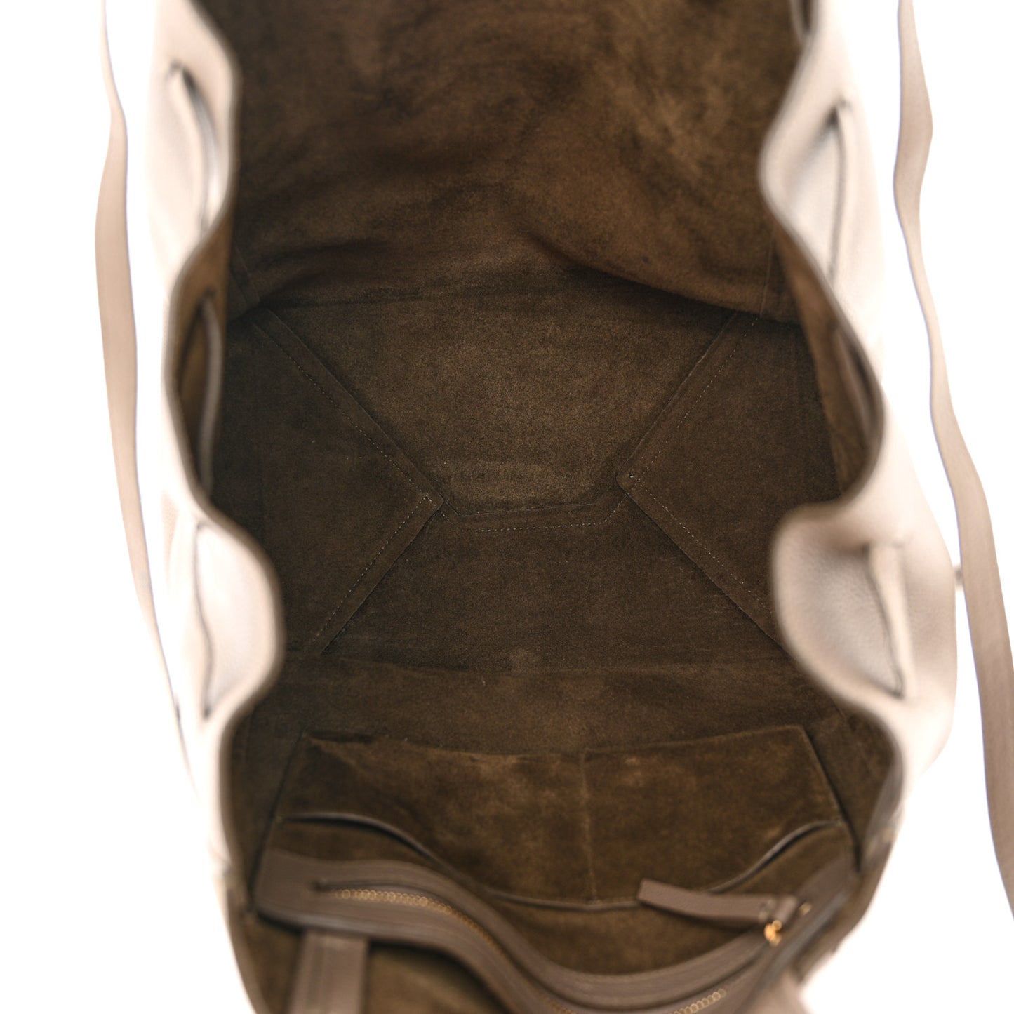 Grained Calfskin Medium Horizontal Cabas Phantom Taupe