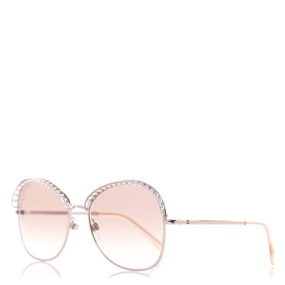 Chanel Pearl Sunglasses 4246-H Pink Gold 1 of 7