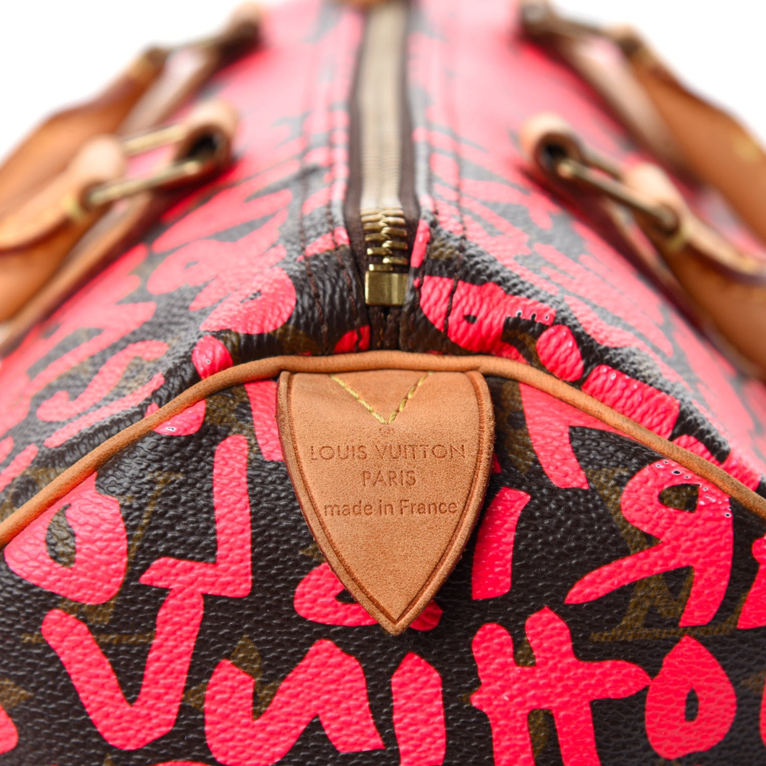 Louis Vuitton Monogram Graffiti Speedy 30 Fuchsia 10 of 12