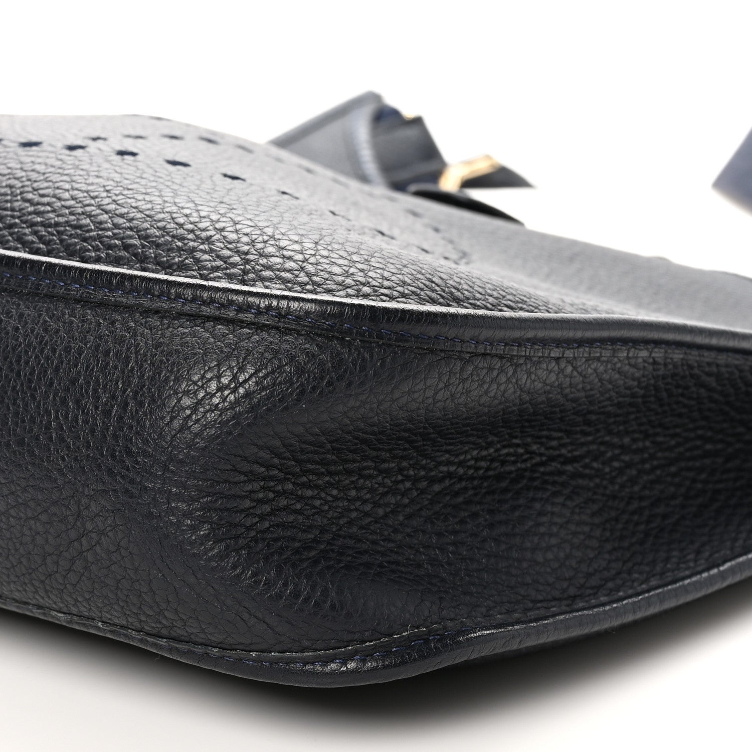 Hermes Taurillon Clemence Evelyne GM Bleu Indigo 10 of 10