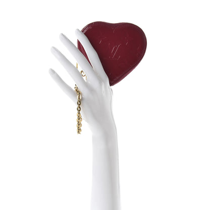 Louis Vuitton Vernis Heart Coin Purse Rose Indien 2 of 7