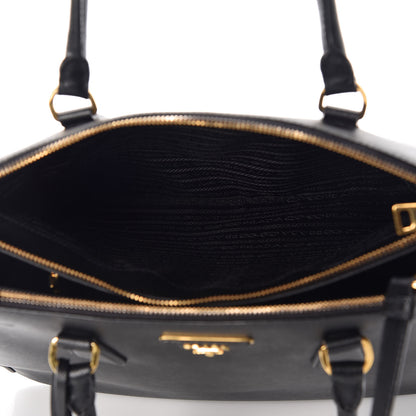 Prada Saffiano Medium Galleria Double Zip Tote Black 8 of 15