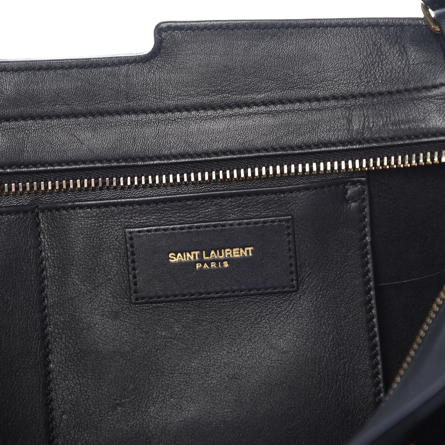 Calfskin Small Classic Y Cabas Black