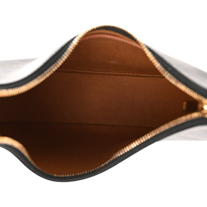 Celine Triomphe Canvas Calfskin Ava Shoulder Bag Tan 6 of 10