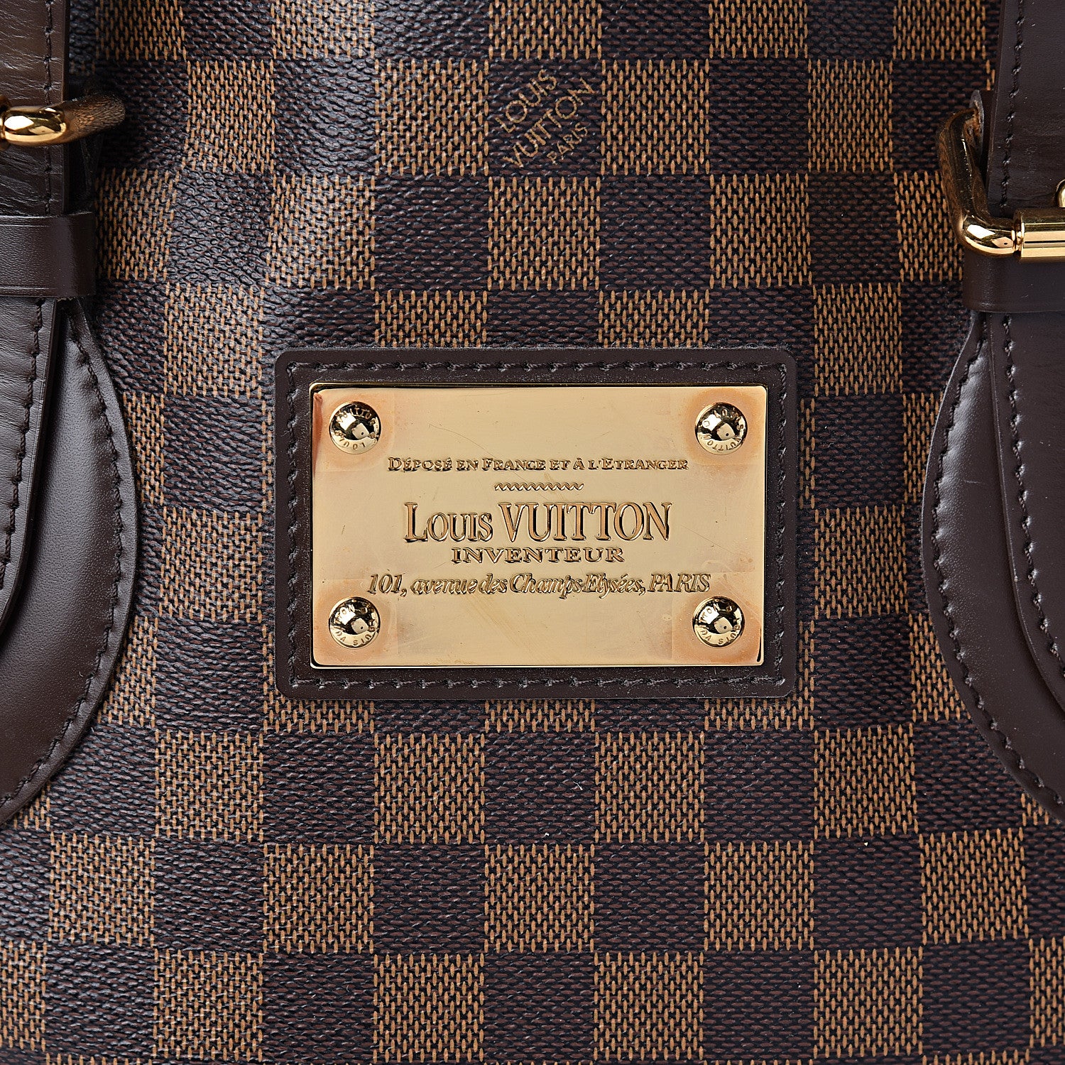 Louis Vuitton Damier Ebene Hampstead MM 7 of 9