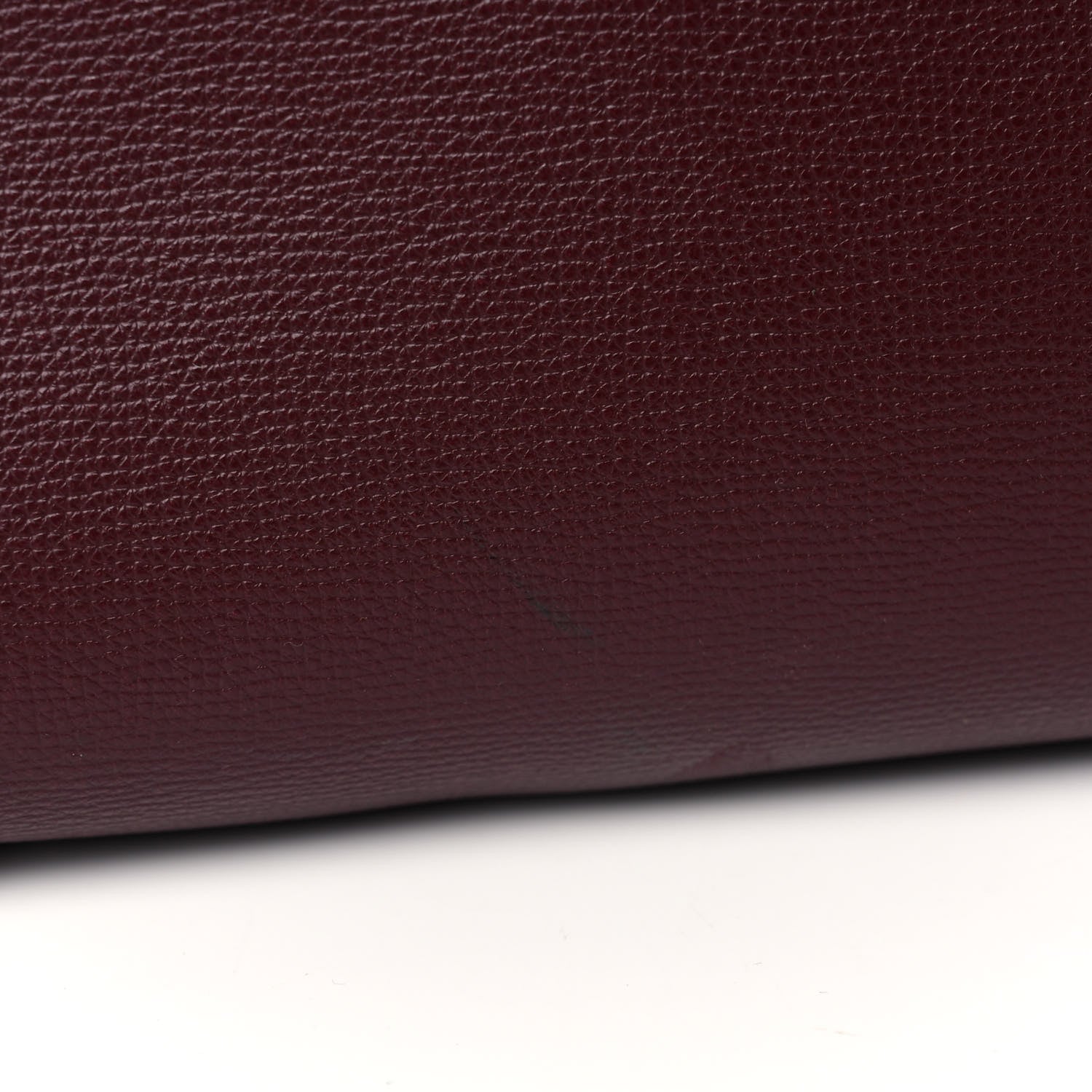Burberry Calfskin Crest Embossed Large Tote Burgundy 9 of 13