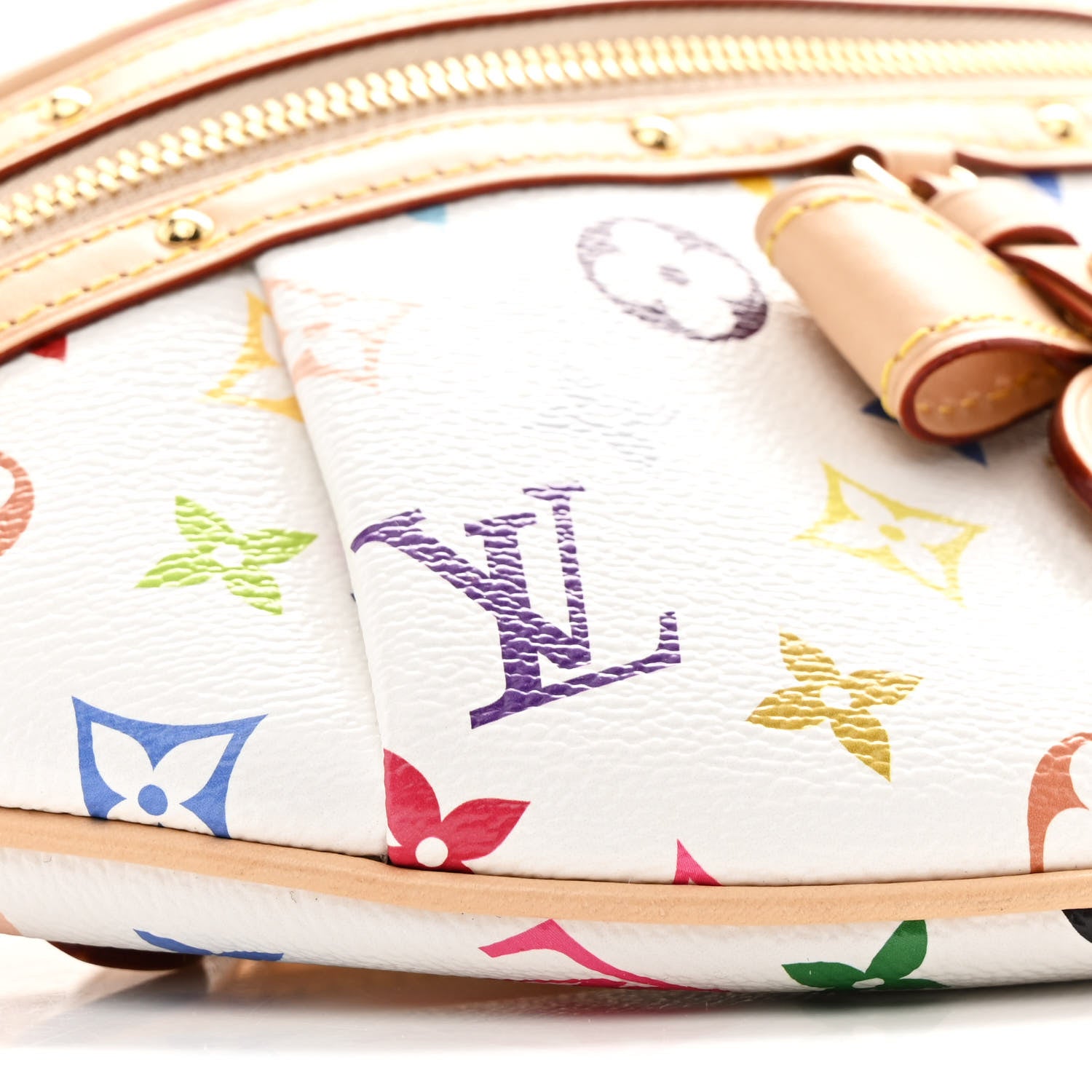 Louis Vuitton LV X TM Monogram Multicolor High Rise Bumbag White 8 of 9