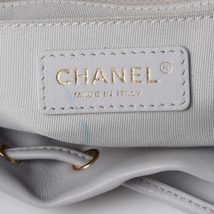 Chanel Calfskin Quilted Large Urban Spirit Backpack Grey 6 of 25