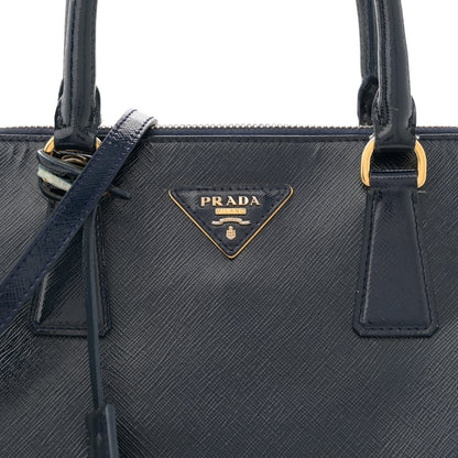 Prada Saffiano Vernice Medium Promenade Tote Royal 9 of 15