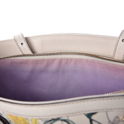Gucci Calfskin Flora Infinity Small Nice Tote Off White 8 of 21