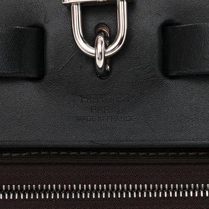Hermes Toile H Berline Vache Hunter Herbag Zip 31 PM Ebene Black 8 of 15