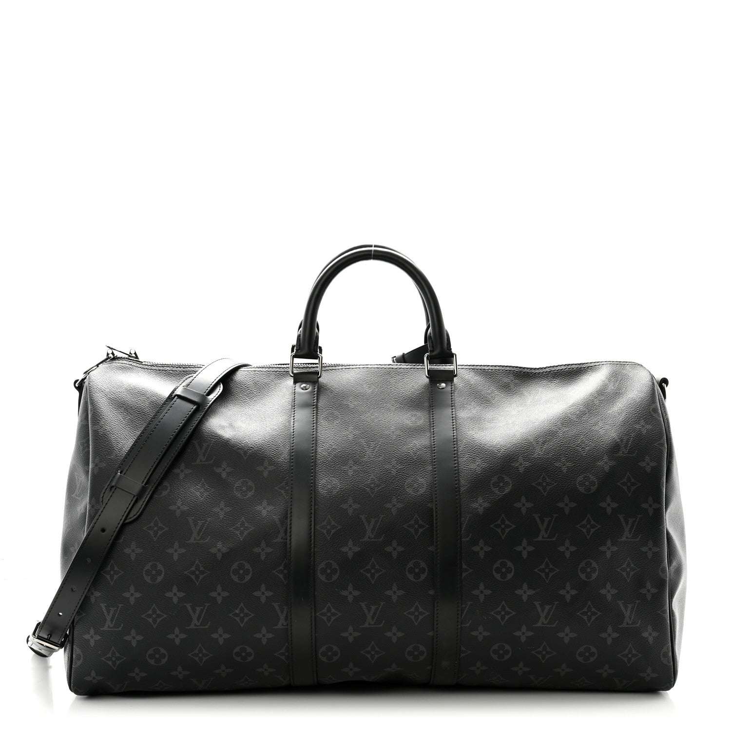 Louis Vuitton Monogram Eclipse Keepall Bandouliere 55 1 of 10