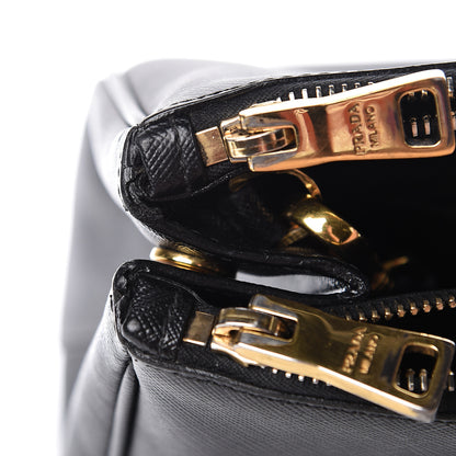 Prada Saffiano Medium Galleria Double Zip Tote Black 20 of 26