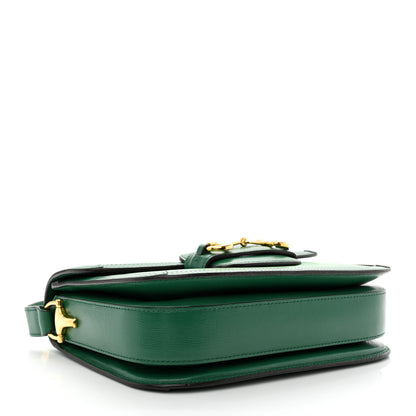 Gucci Azalea Calfskin Horsebit 1955 Shoulder Bag New Shamarock Emerald 4 of 15