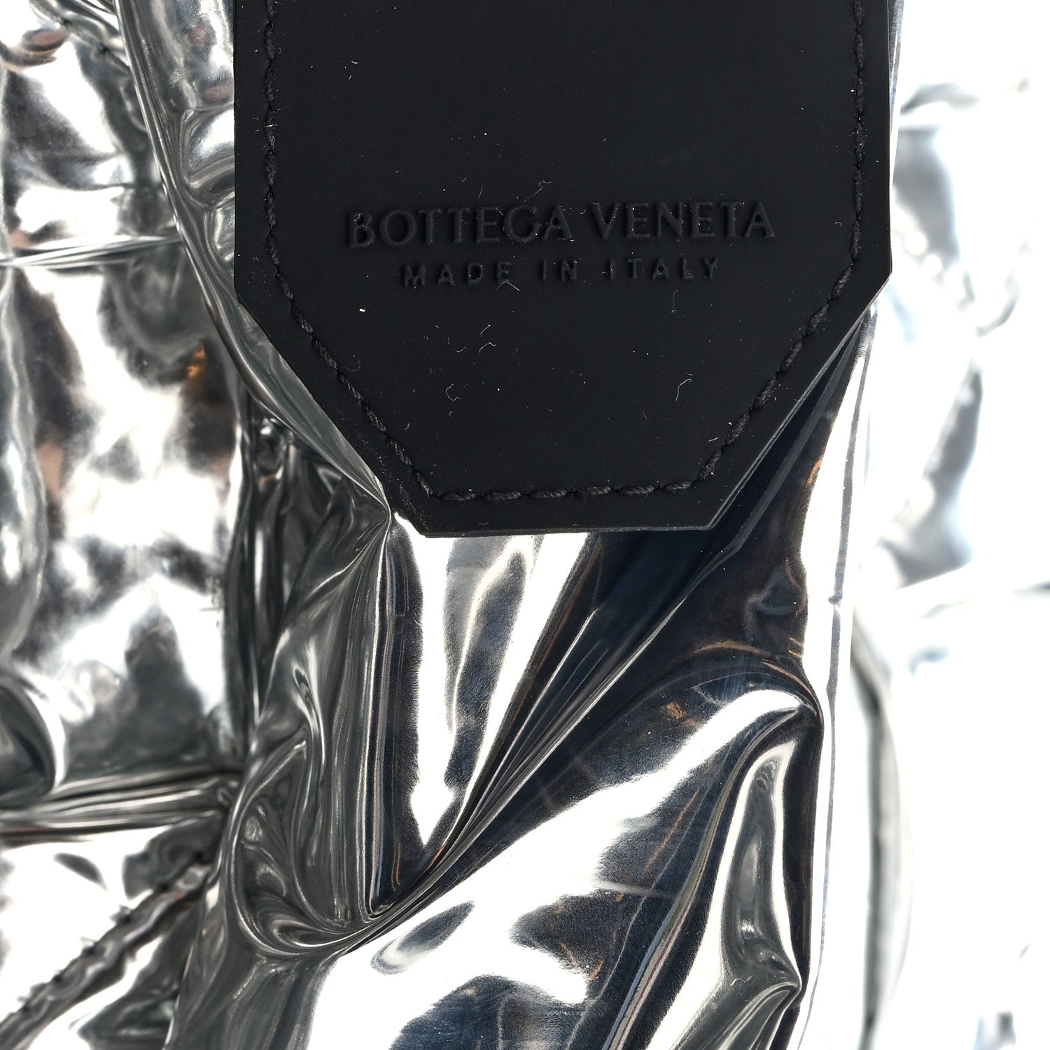 Bottega Veneta Metallic Lambskin Maxi Intrecciato Padded The Belt