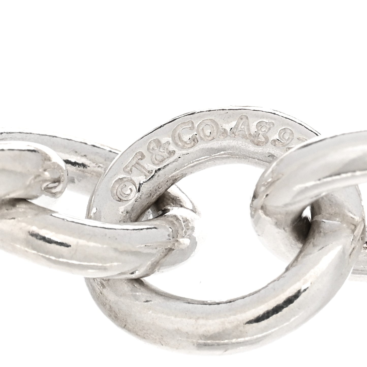 Sterling Silver Large Round Chain Link Bracelet