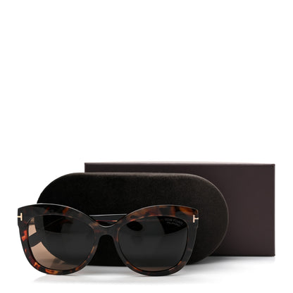 Tom Ford Acetate Alistair Cat Eye Sunglasses TF524 Tortoise 8 of 8