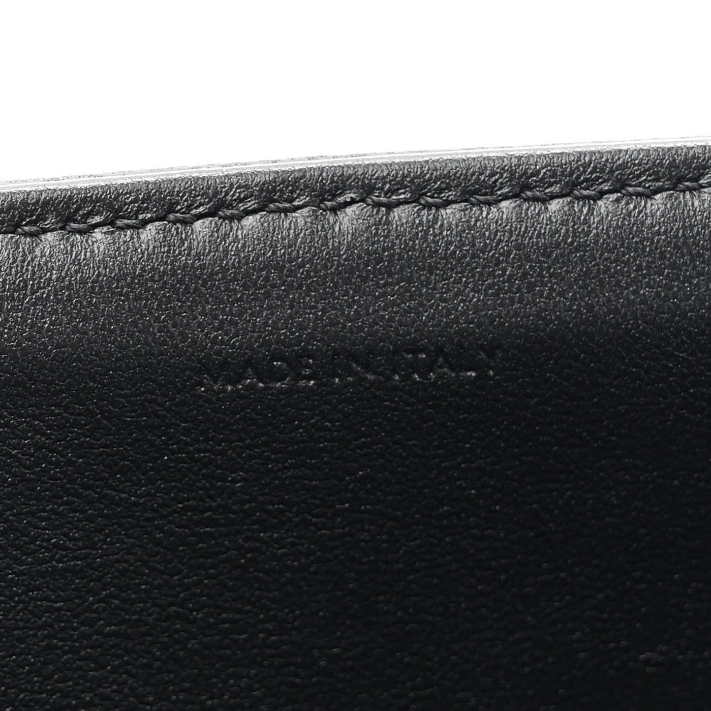 Goatskin Matelasse Chain Shoulder Bag Black