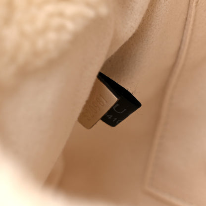 Gucci Shearling Small Jackie 1961 Shoulder Bag Ivory 7 of 9