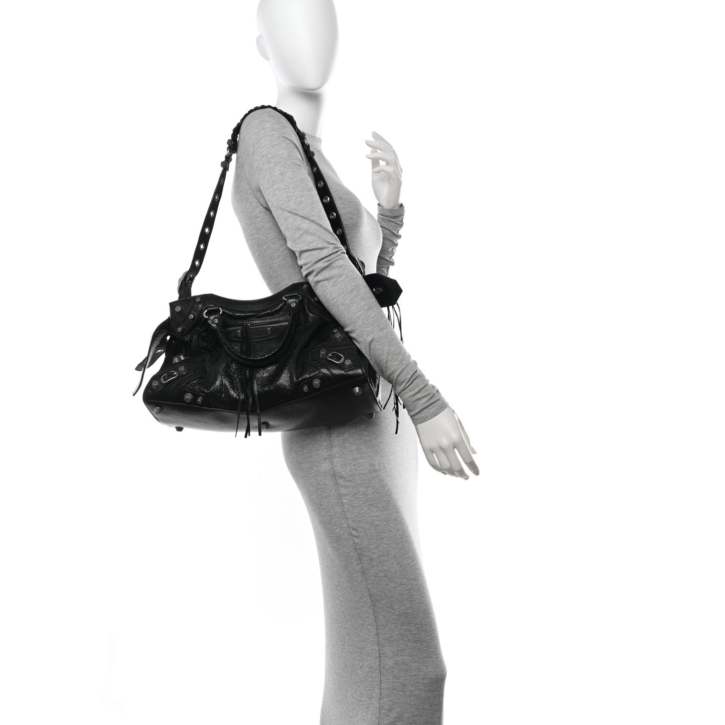 Agneau Arena Neo Cagole City Handbag Black