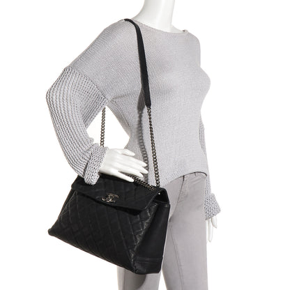Chanel Iridescent Caviar Medium Lady Pearly Flap Black 2 of 8