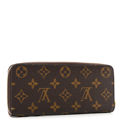 Louis Vuitton Monogram Clemence Wallet Rose Ballerine 3 of 8
