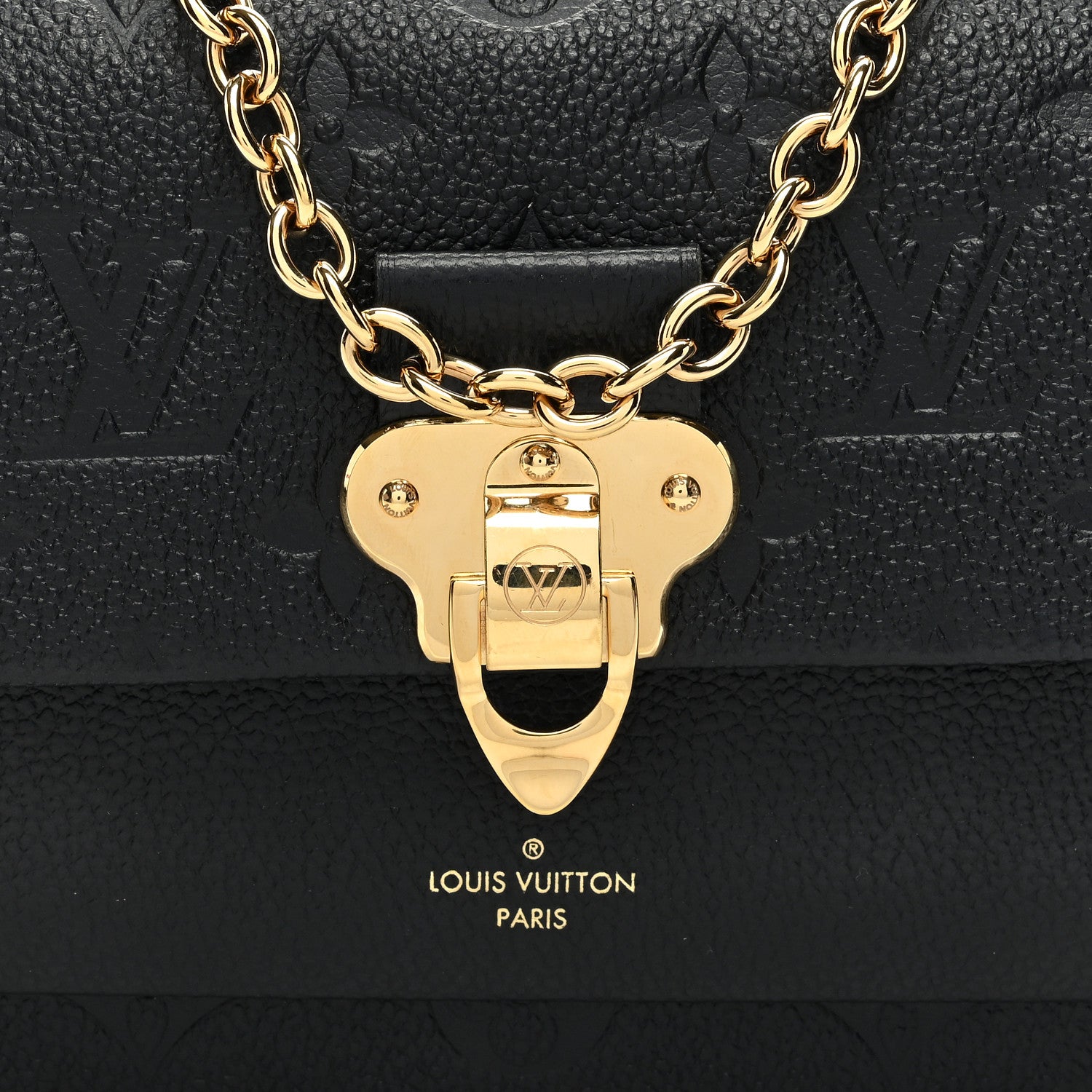 Louis Vuitton Empreinte Vavin Chain Wallet Black 7 of 10