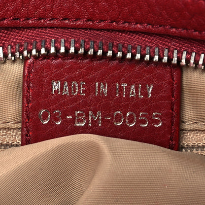 Christian Dior Monogram Small Columbus Hobo Red 7 of 10