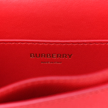 Burberry Grainy Calfskin Small TB Bag Bright Red 6 of 8