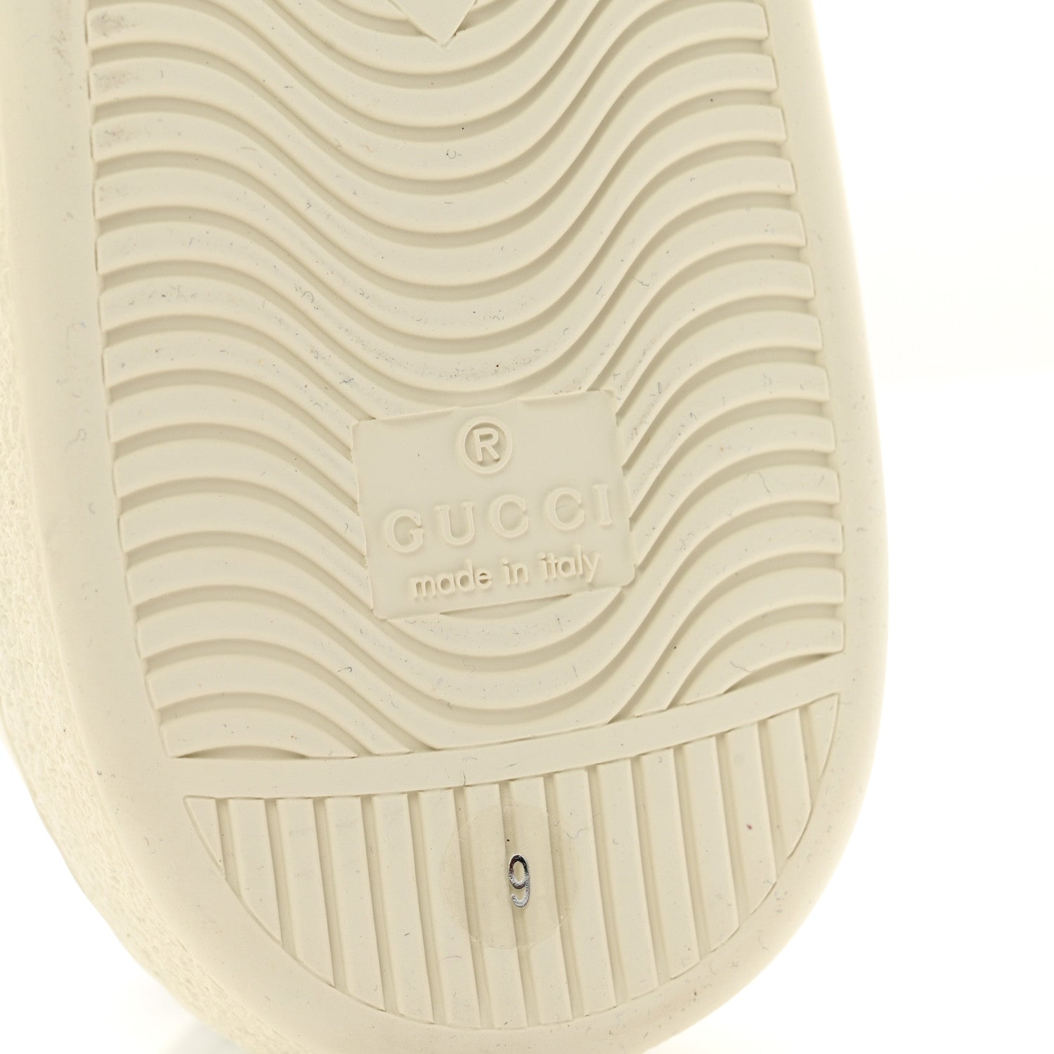 Gucci Calfskin Crocodile Web Mens Ace Sneakers 9 White Green 8 of 10