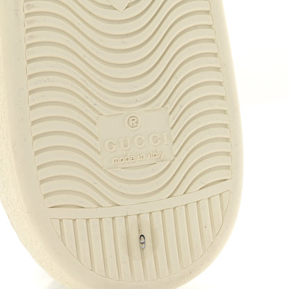 Gucci Calfskin Crocodile Web Mens Ace Sneakers 9 White Green 8 of 10