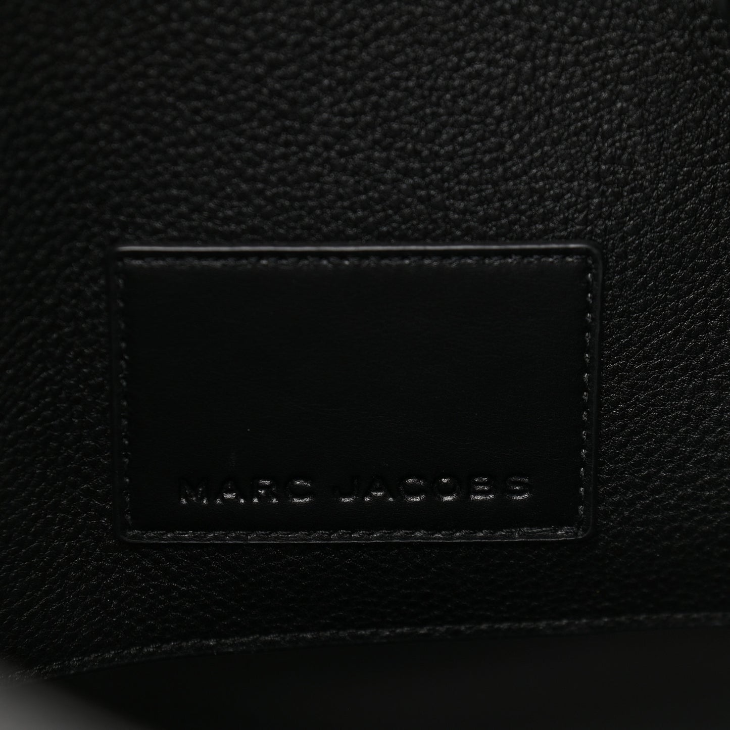 Grained Calfskin The Tag Tote Black