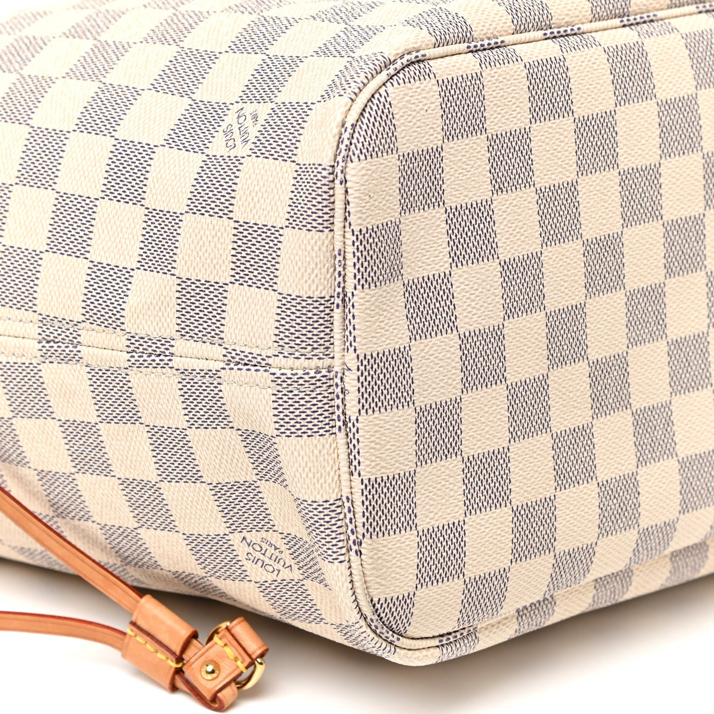 Damier Azur Neo Neverfull MM Rose Ballerine