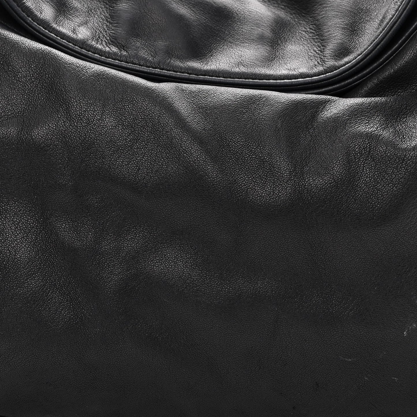 Lambskin Large Ultimate Soft Tote Black