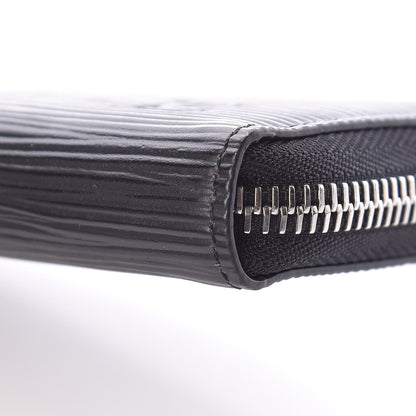 Louis Vuitton Epi Clemence Wallet Black 10 of 11