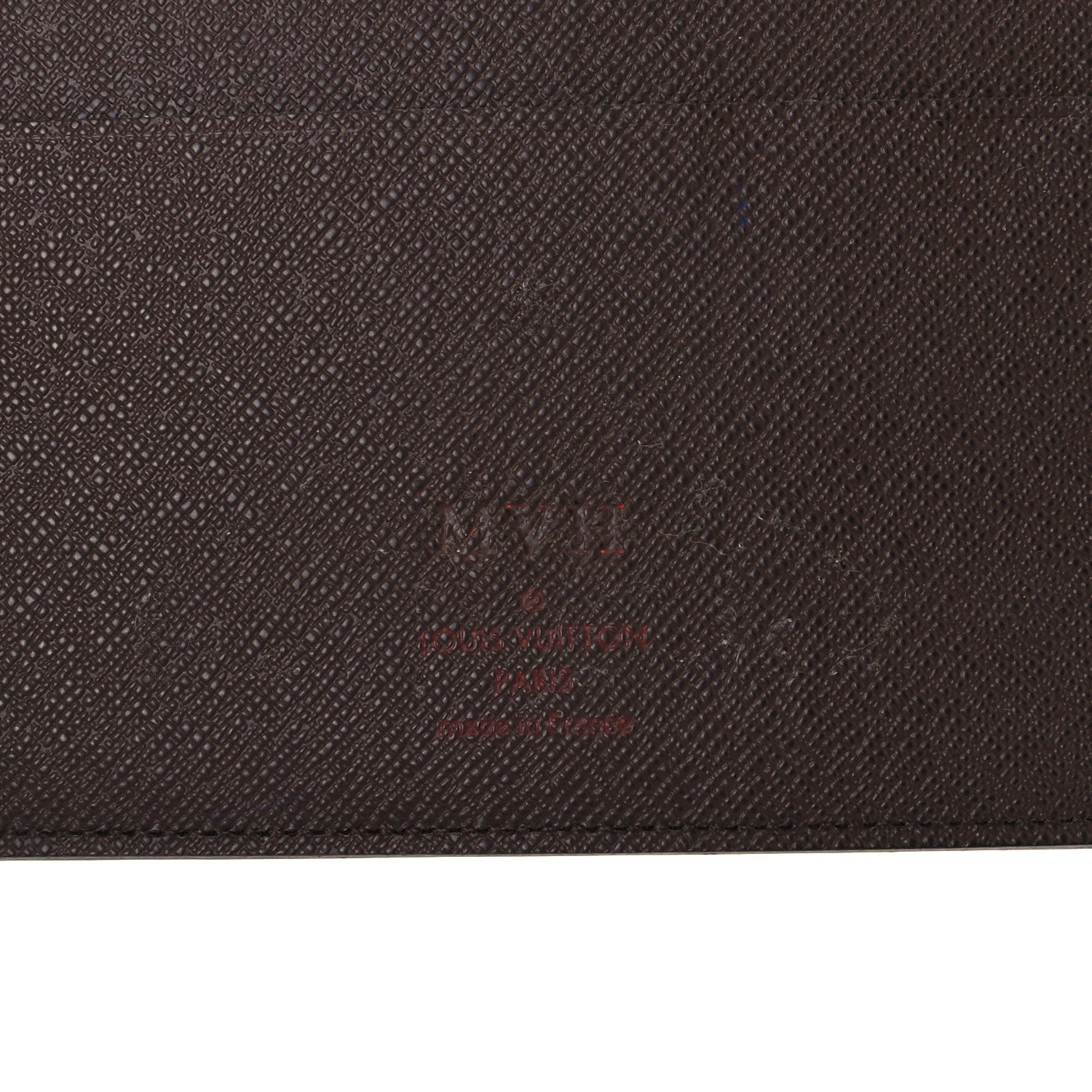 Louis Vuitton Damier Ebene Desk Agenda Cover 6 of 9