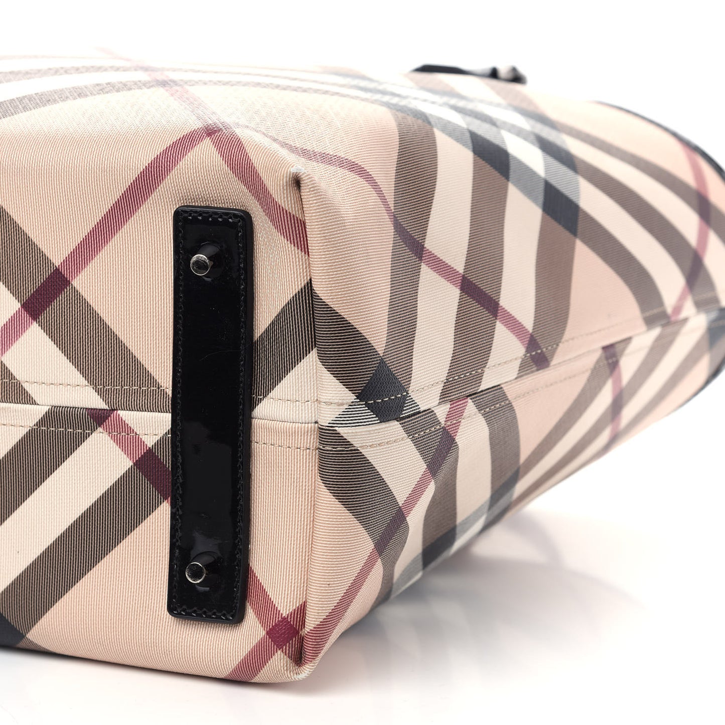 Nova Check Large Nickie Tote Black