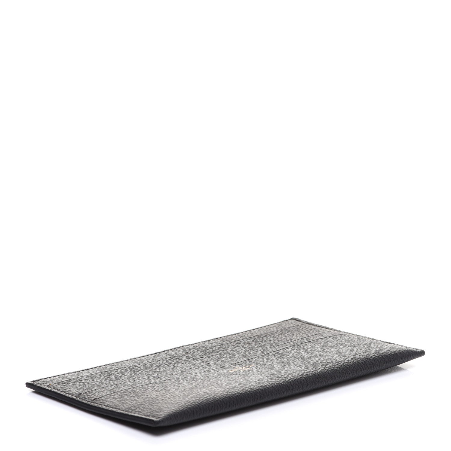 Louis Vuitton Calfskin Felicie Chain Wallet Card Holder Insert Black 4 of 6