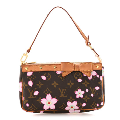 Louis Vuitton Monogram Cherry Blossom Pochette Accessories Brown 1 of 16