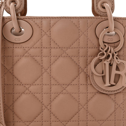 Christian Dior Ultra Matte Calfskin Cannage Mini Lady Dior Light Beige 8 of 10
