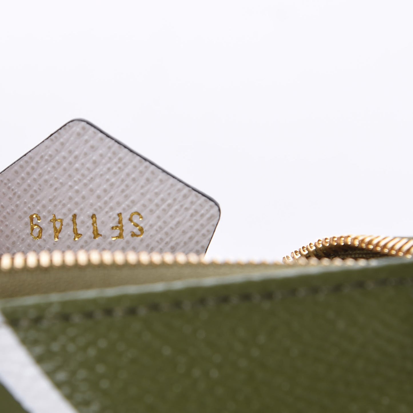 Monogram Giant Micro Pochette Accessories Kaki White