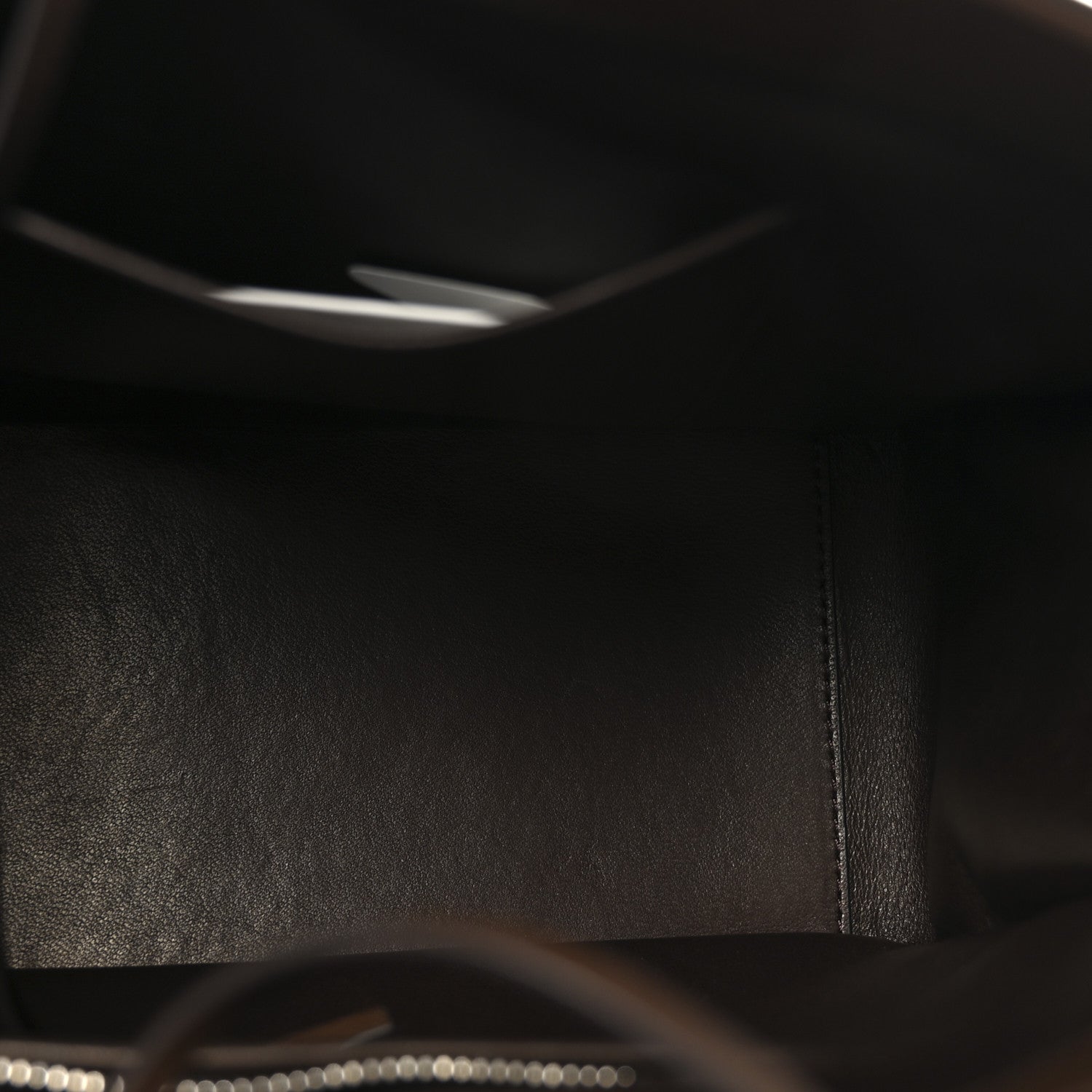 The Row Calfskin Small Day Luxe Tote Deep Brown 5 of 9