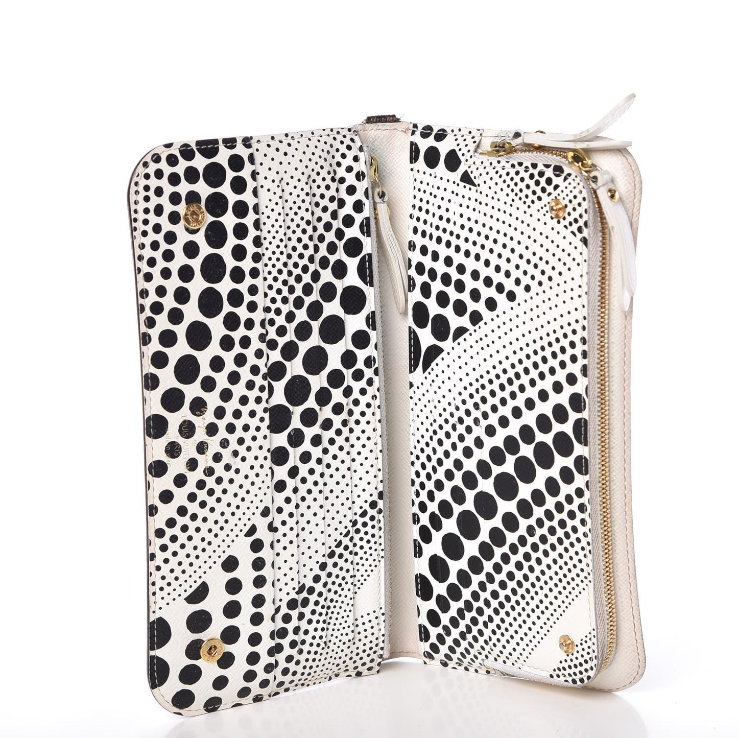 Monogram Kusama Waves Insolite Wallet White