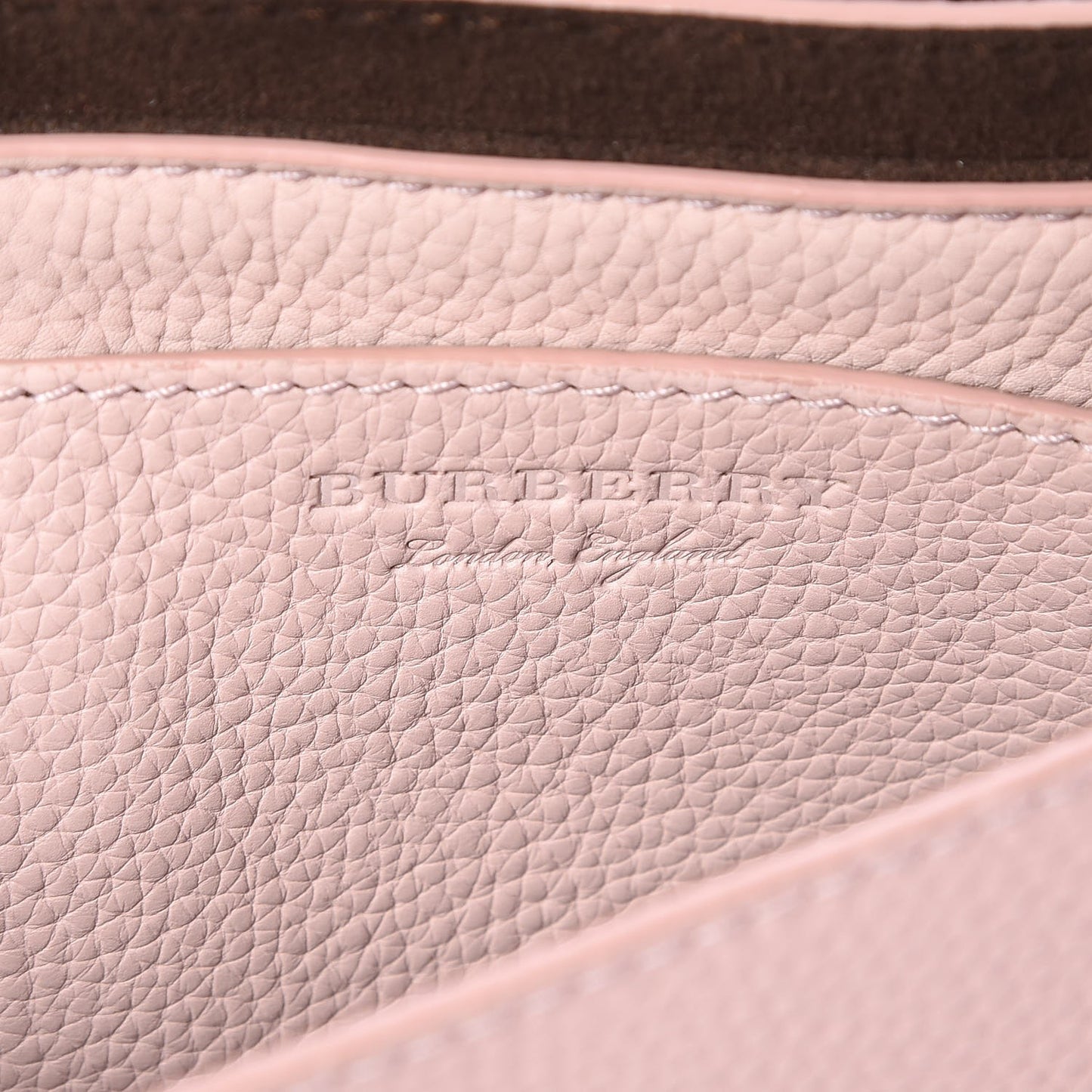 Signature Grain Small Burleigh Crossbody Bag Pale Ash Rose