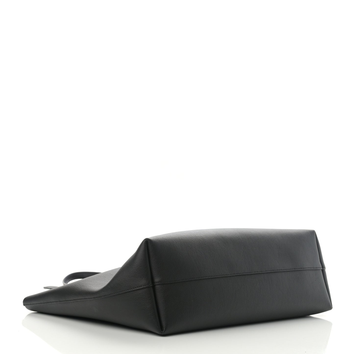 Calfskin Large Shopping Tote Black