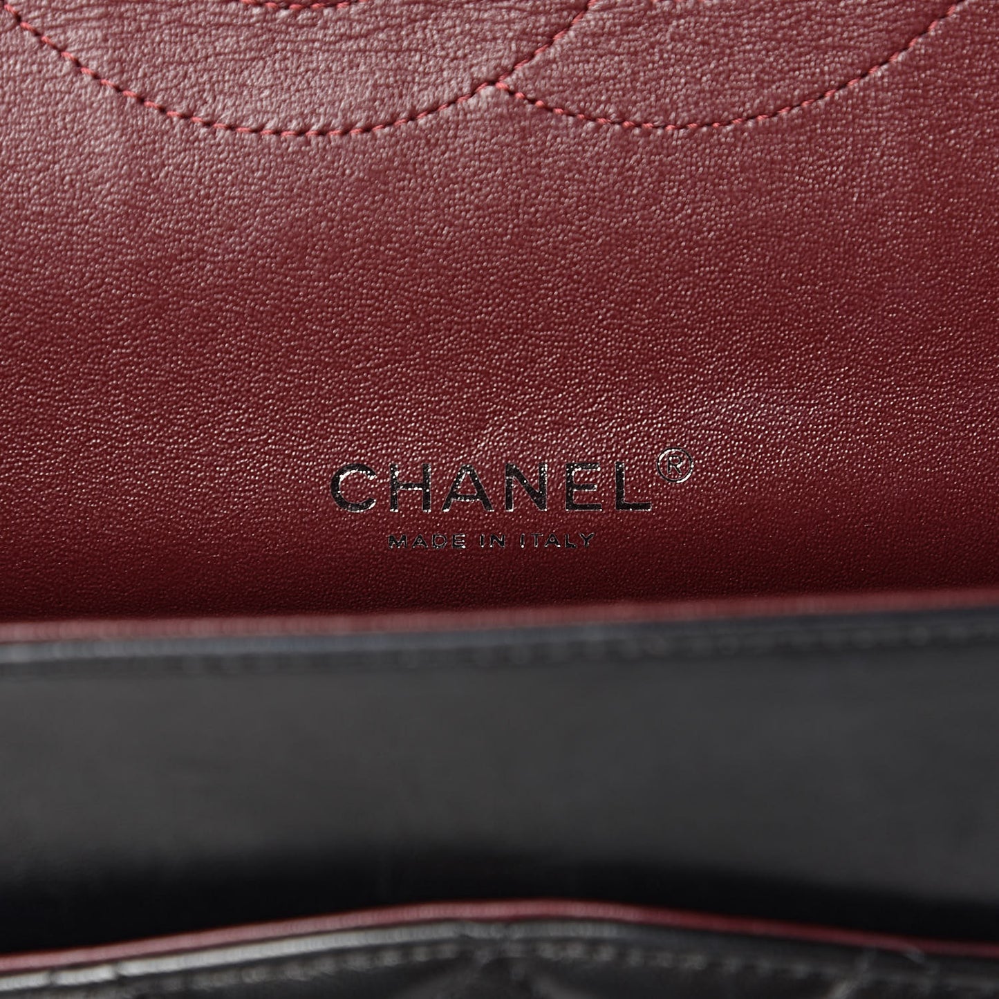 Lambskin Quilted Maxi Double Flap Black