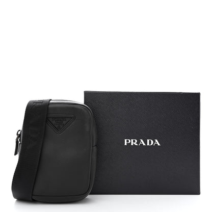 Prada Tessuto Nappa Phone Case Crossbody Black 11 of 11